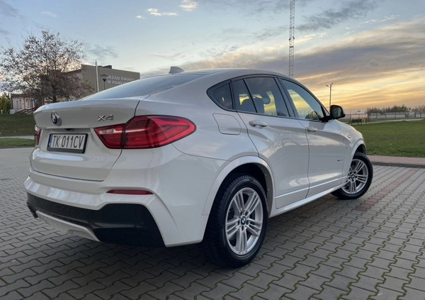 BMW X4 cena 104400 przebieg: 164545, rok produkcji 2015 z Kielce małe 562